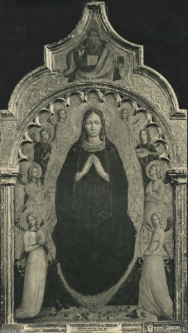 Alinari, Fratelli — Francesco di Gentile da Fabriano - sec. XV - Assunzione della Madonna; Padre Eterno — insieme